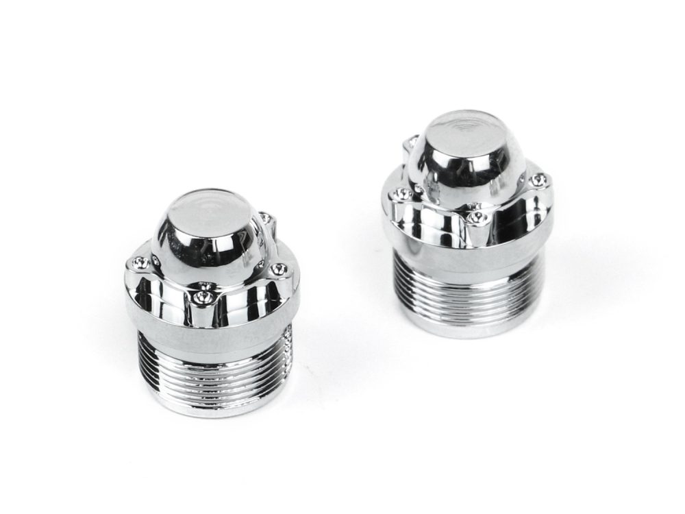 ของแต่งล้อ BRW780926CR : Boom Racingฝาครอบดุมล้อ ผลิตจากอะลูมิเนียม สำหรับล้อ Spin Force Classic Face (XT5 Series) Chrome